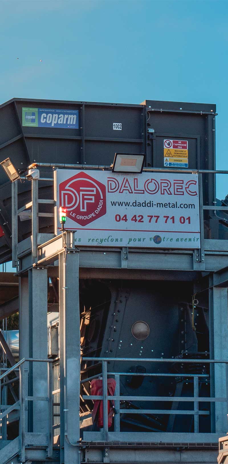 Dalorec Rognac usine de tri des déchets industriels